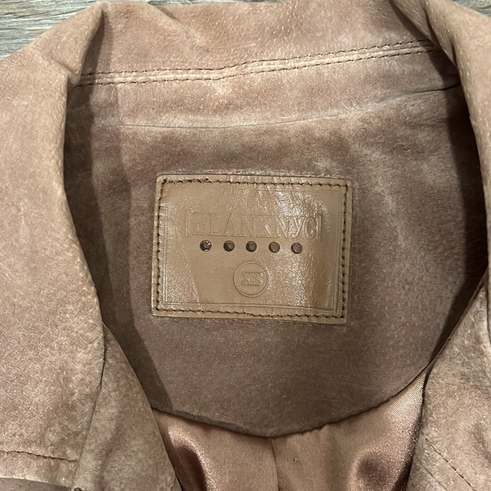 Blank NYC Suede Moto Jacket 100% Leather - Picture 2 of 11